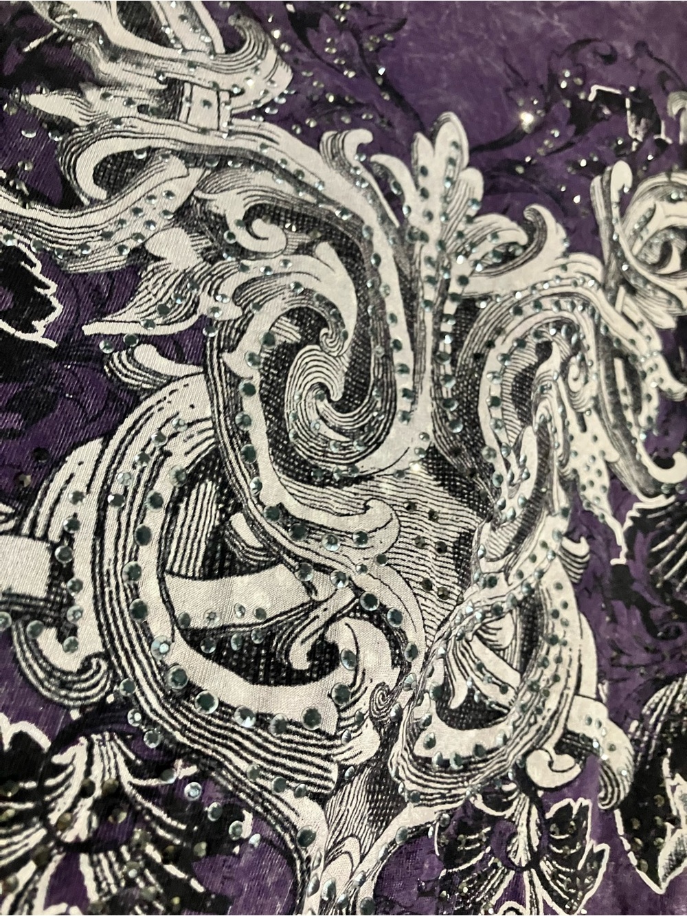 Vocal Purple Long-Sleeve Embellished Tee - Picture 3 of 6